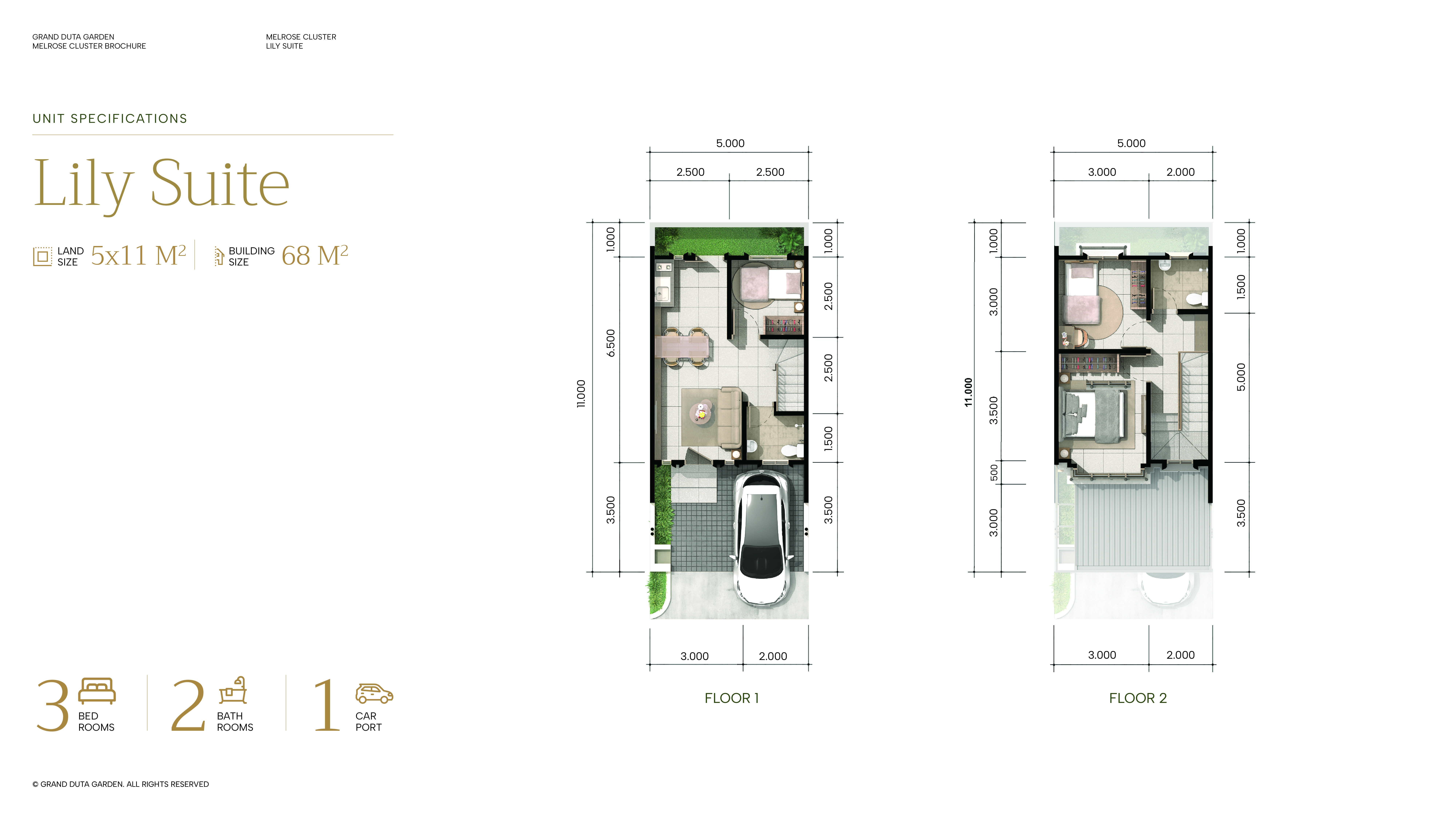 layouts rumah jual melrose duta garden